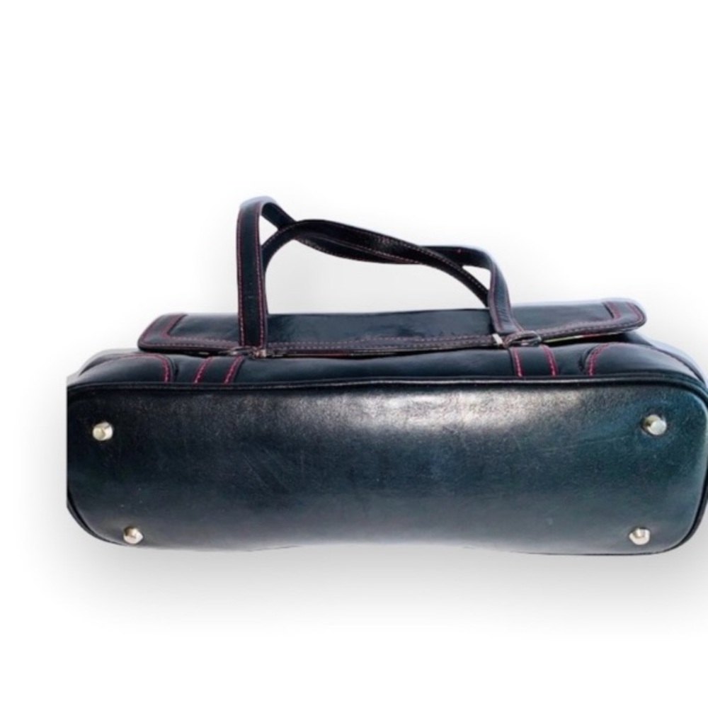 Nordstrom Black Leather trimmed in Red - Picture 5 of 9